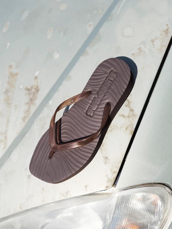 Sleepers Tapered Platform Transparent Brown