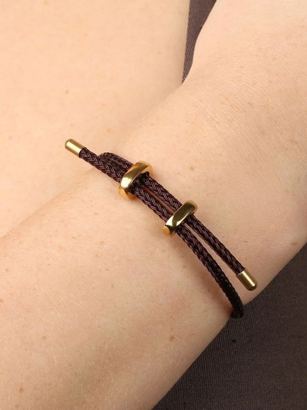 Timi Cordelia Rope Bracelet Stainless Steel