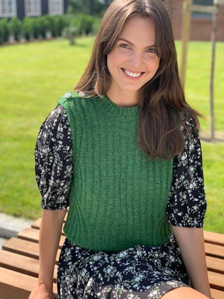 Bilde av Ganni K1574 Vest Kelly Green