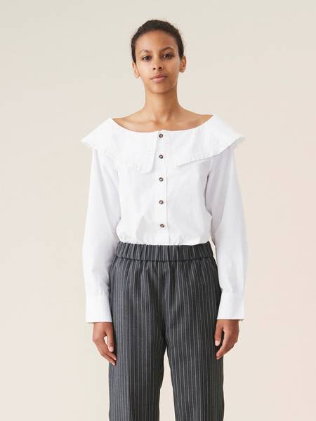 Bilde av Ganni F5822 Boatneck Collared