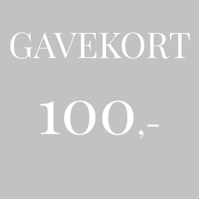 Hovedbilde Gavekort 100,-
