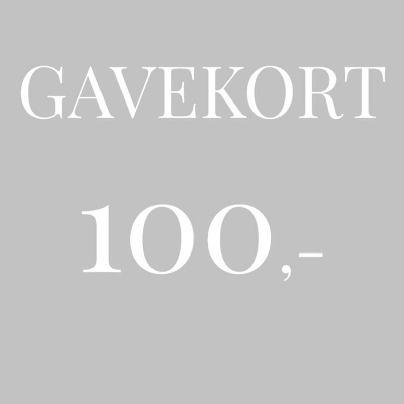 Gavekort 100,-