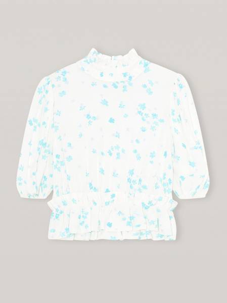Bilde av Ganni F5712 Ruffled Mock
