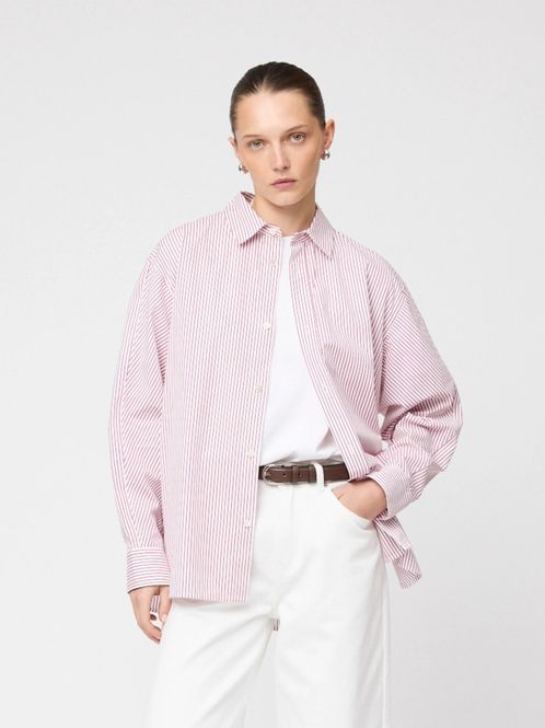 Hovedbilde FWSS Coastal Shirt White Red ...