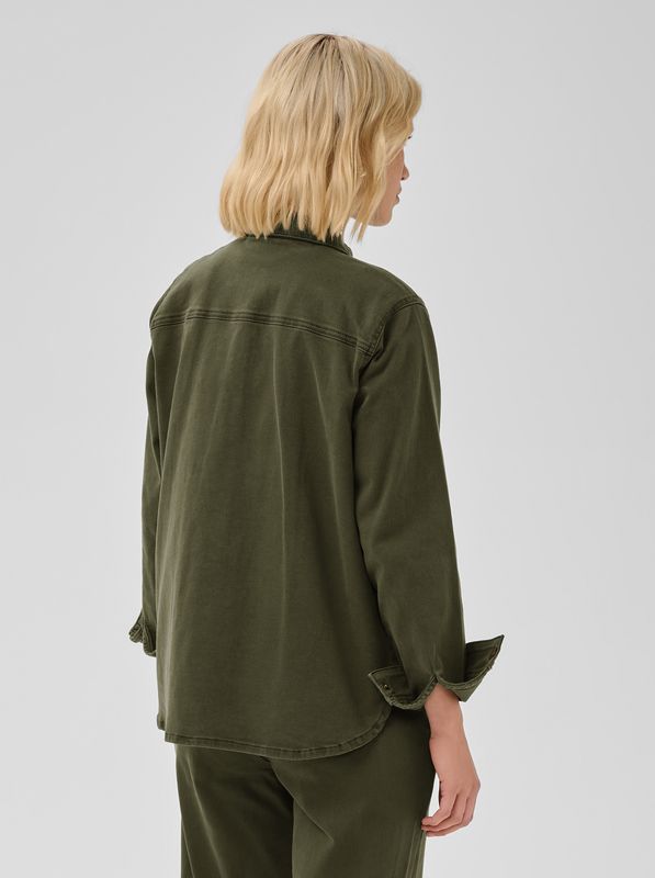My Essential Wardrobe Linn Sofia 149 Shirt Olive Night