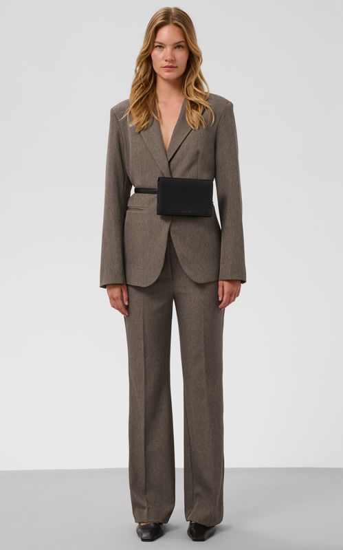 Soaked Lilu Corinne Pants Walnut Melange