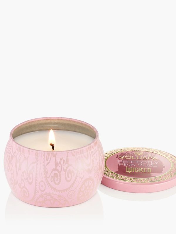 Voluspa Mini Tin Candle Perfectly Pink Yuzu