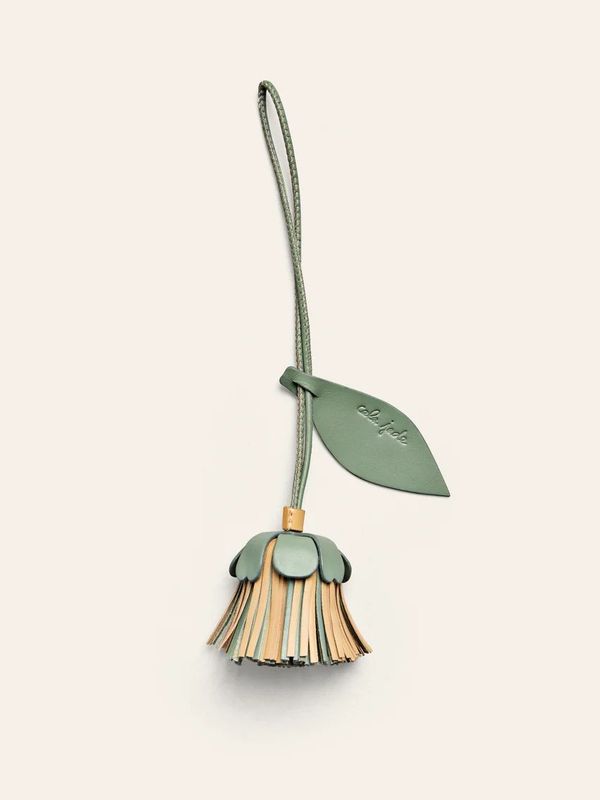 CalaJade Floral Ball Charm Lil Green/Mineral Yellow