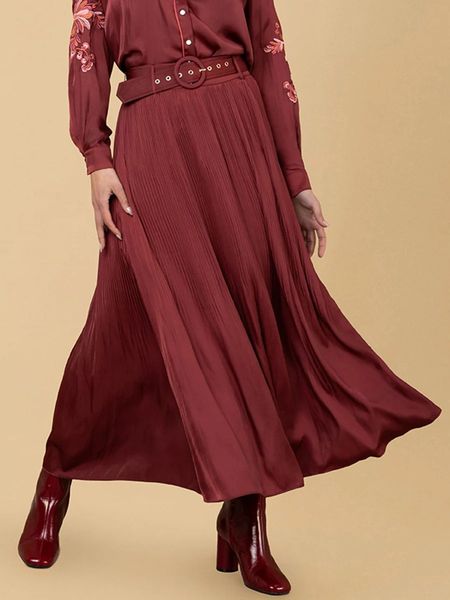 Hovedbilde Hale Bob Solid Skirt Wine