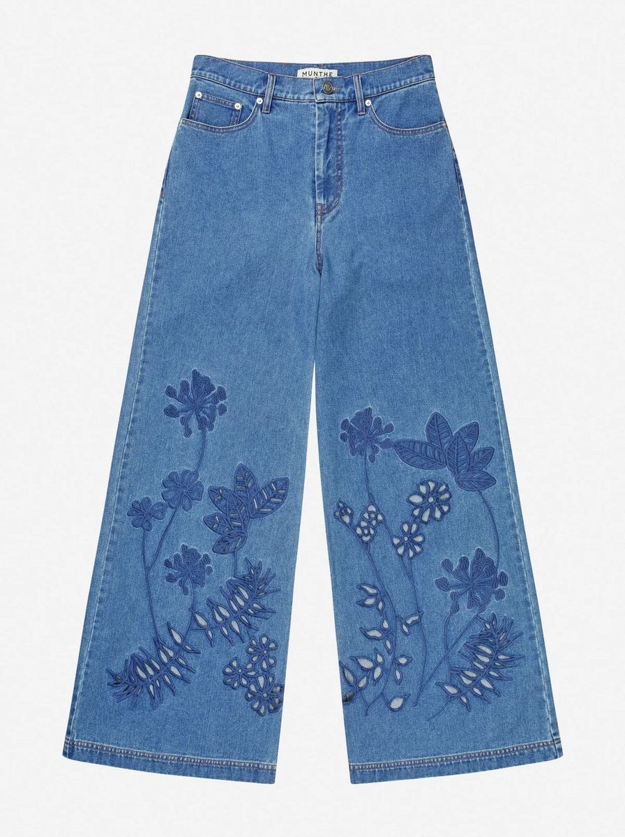 Munthe Ecube Pants Blue