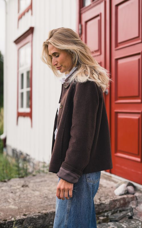 RAUS Aslaug Jacket BLK Coffee Melange