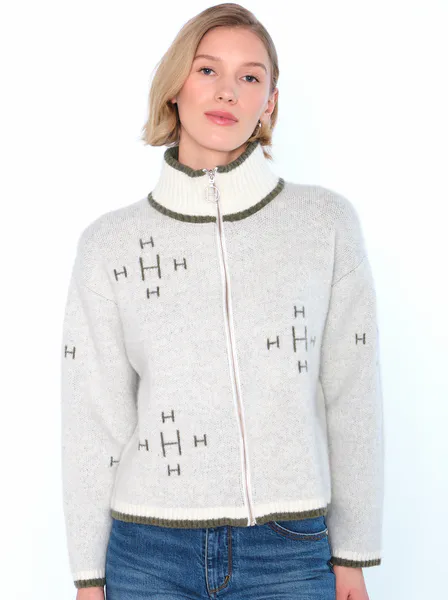 Hovedbilde HÉST Iben Zip Jacket White ...