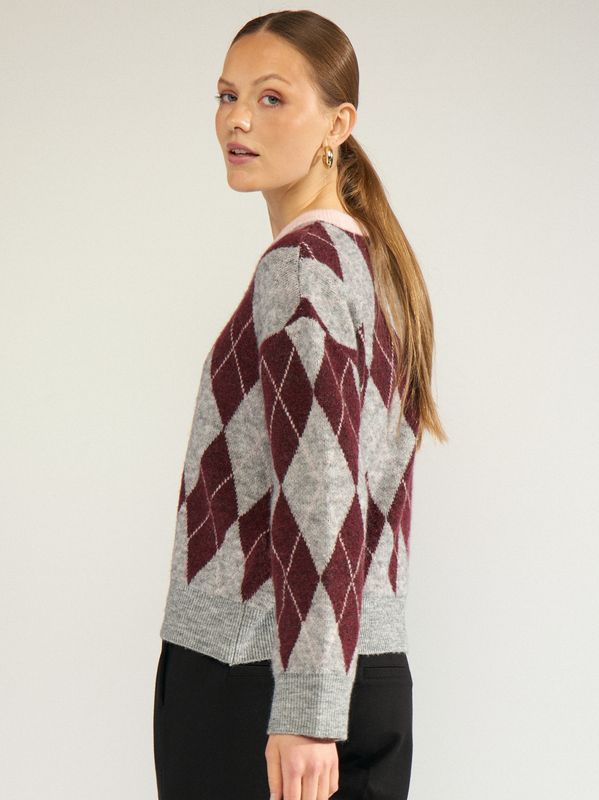 Nümph Tikla Pullover Medium Grey Melange