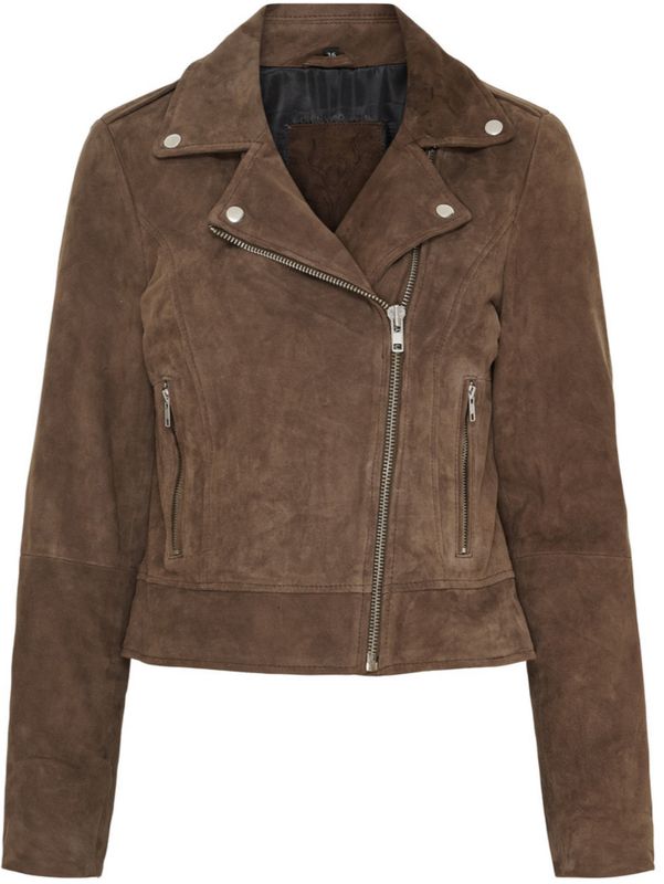 Notyz Amsterdam Suede Jacket Coffe Brown