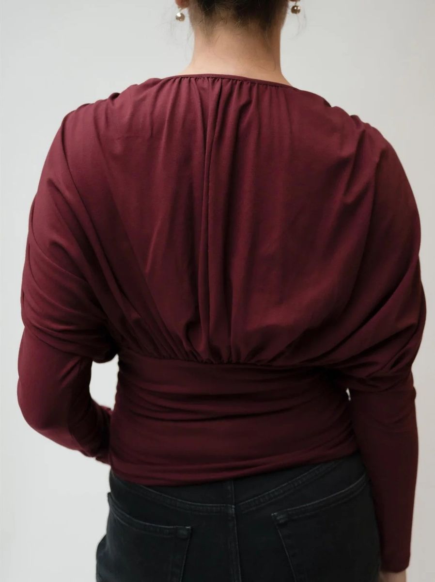 VIVEH Salvia Top Burgundy