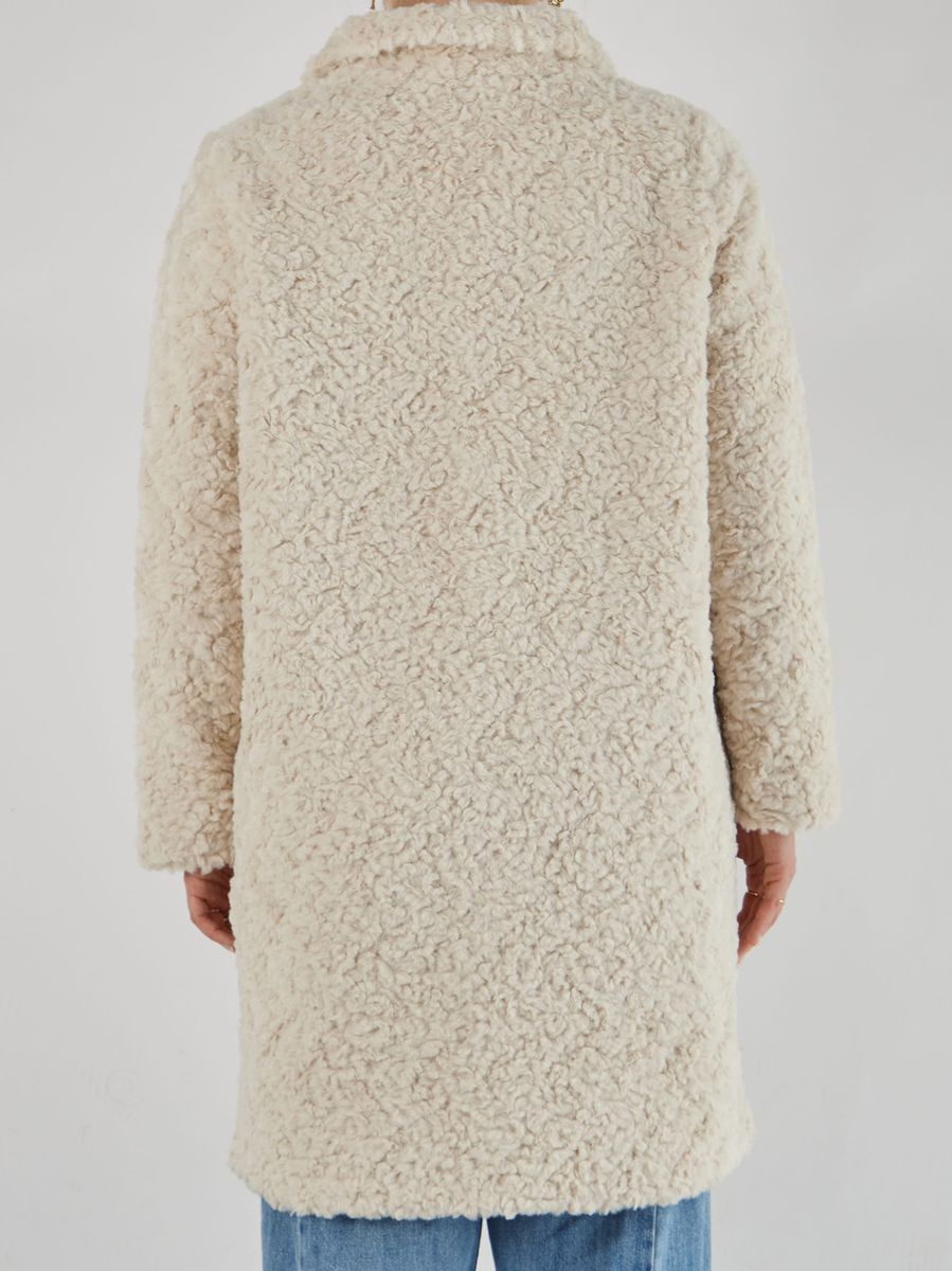 Notyz 40447 Fake Fur Jacket Beige