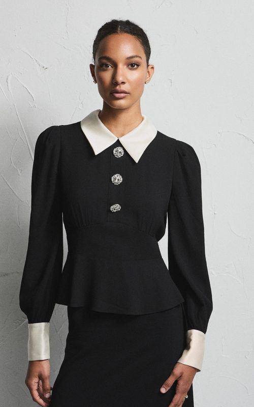 Pia Tjelta Bonnie Blouse Black