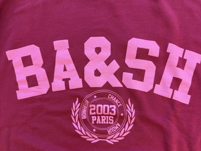 ba&sh Benjamin Sweatshirt Fuchsia
