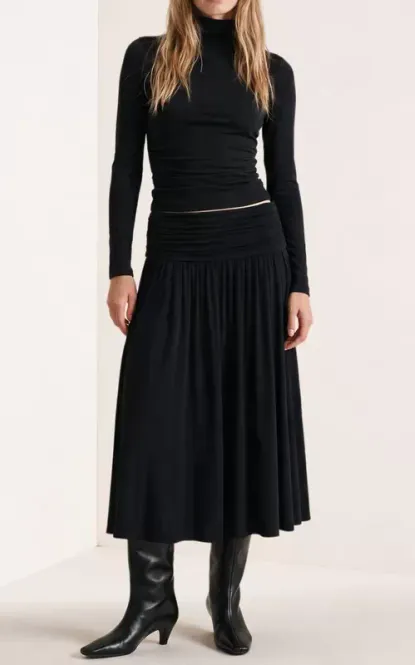 Hovedbilde By TiMo Jersey Skirt Black