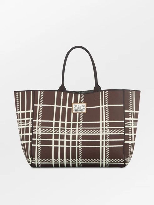 Beck Söndergaard Grid Josie Bag Hot Fudge Brown