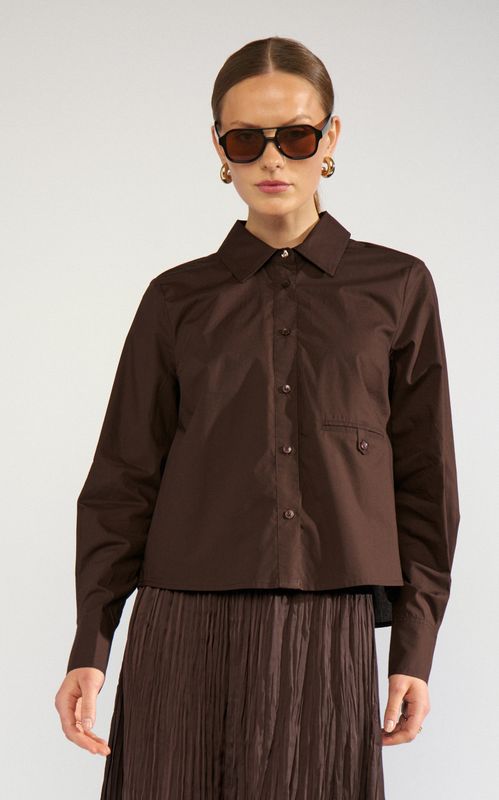 Nümph Asho Shirt Black Coffee