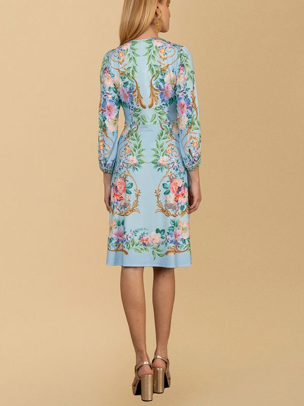 Hale Bob Sariah Dress Blue