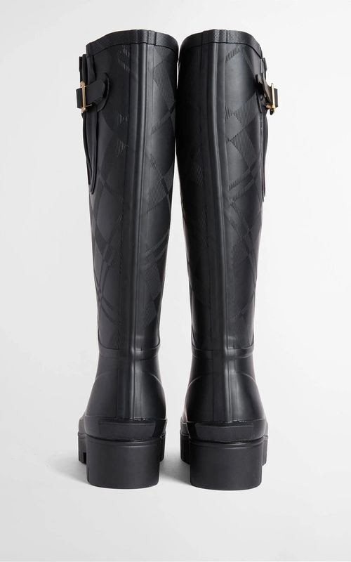 Barbour Leighton Tall Tartan Wellingtons