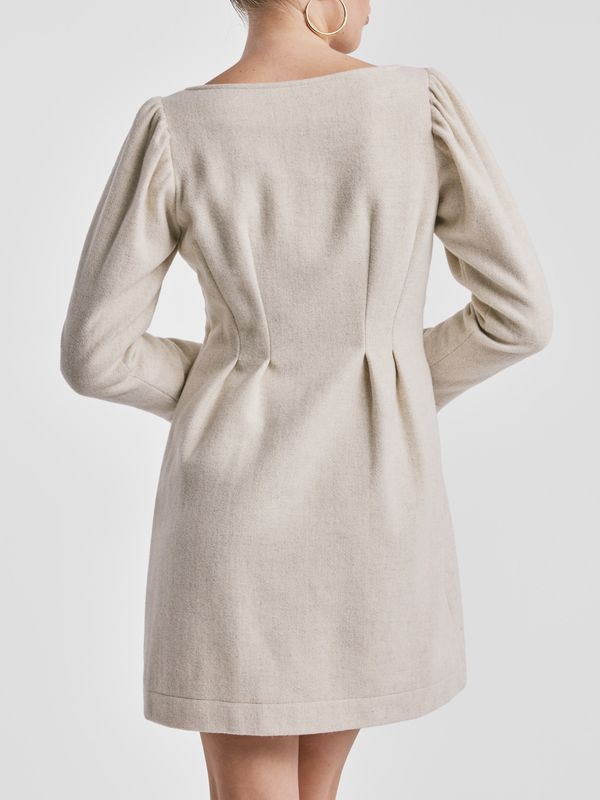By TiMo Tailored Mini Dress Vintage White