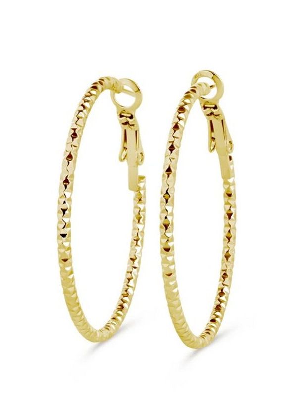 Timi Sansa Organic Hoop Earrings Stainless Steel