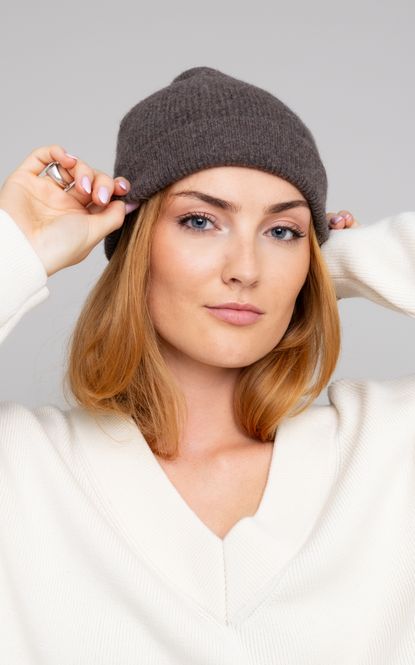 Hovedbilde Rebeloup Maddy Beanie Taupe