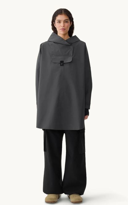 Hovedbilde BLÆST Bergen Poncho Dark ...