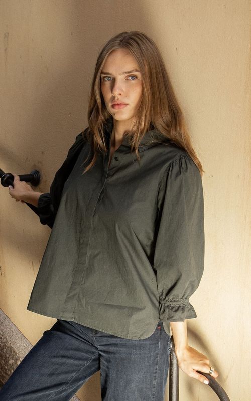 MissMaya Amy Shirt Moss Green
