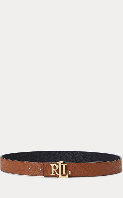 Lauren RL Reversibel Belt Medium Black/Lauren Tan