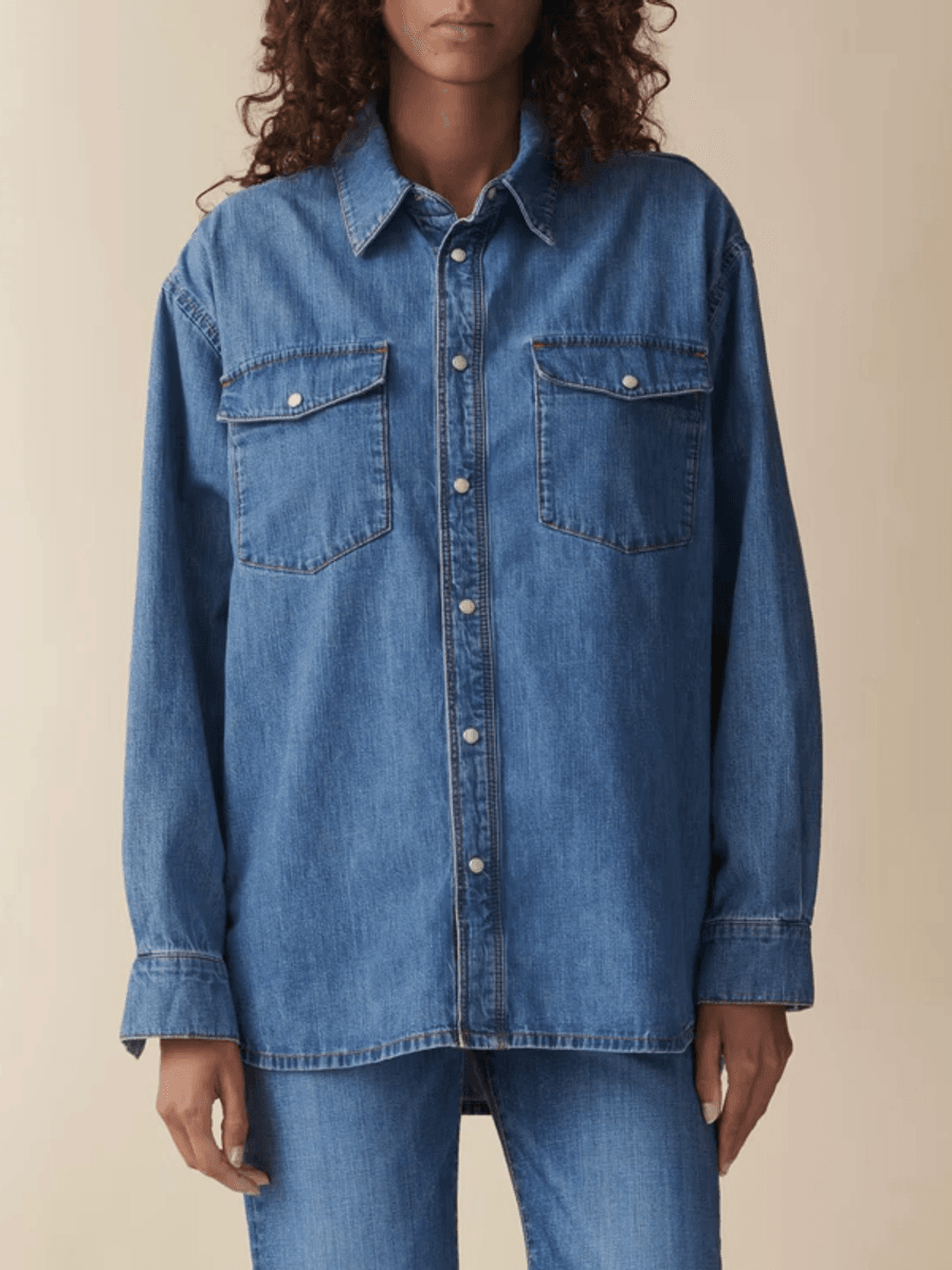 Jeanerica Angela Light Blue Vintage Skjorte