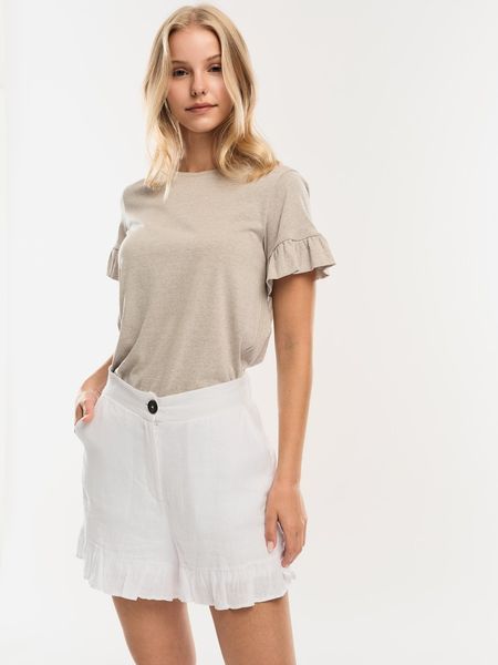 Hovedbilde ella&il Lara Linen Tee Sand