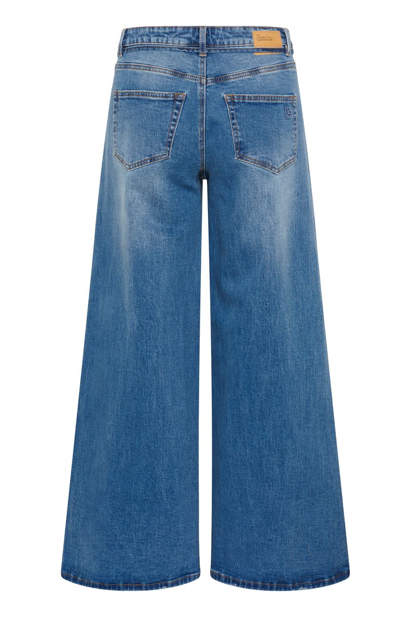 My Essential Wardrobe Karo 144 Mid X-Wide Medium Blue Wash