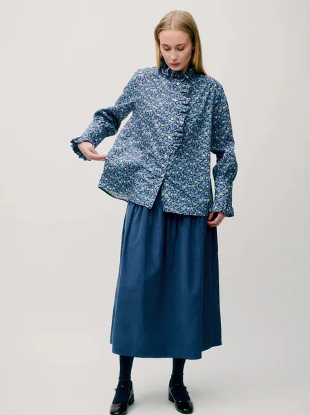 Hovedbilde APOF Annemone Blouse Lemon ...