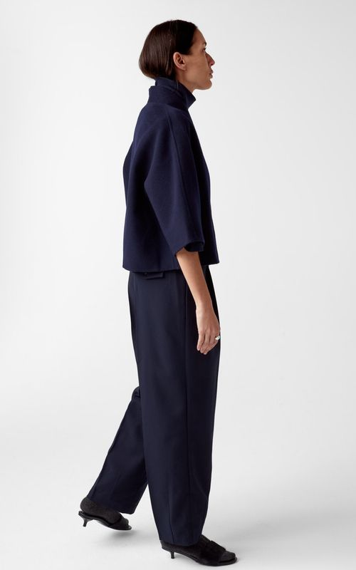 AKS Label Kira Wool Jacket Navy
