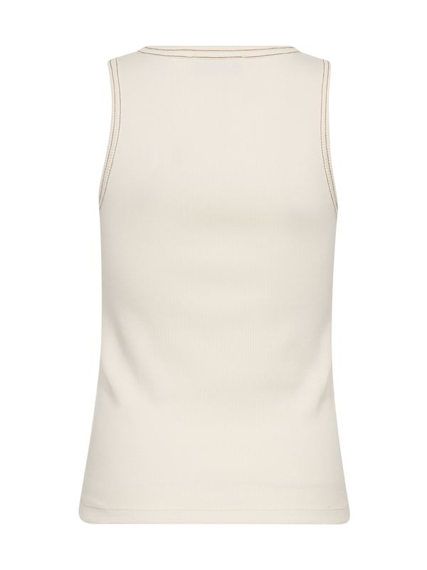 Mos Mosh Ara Rib Tank Top Ecru
