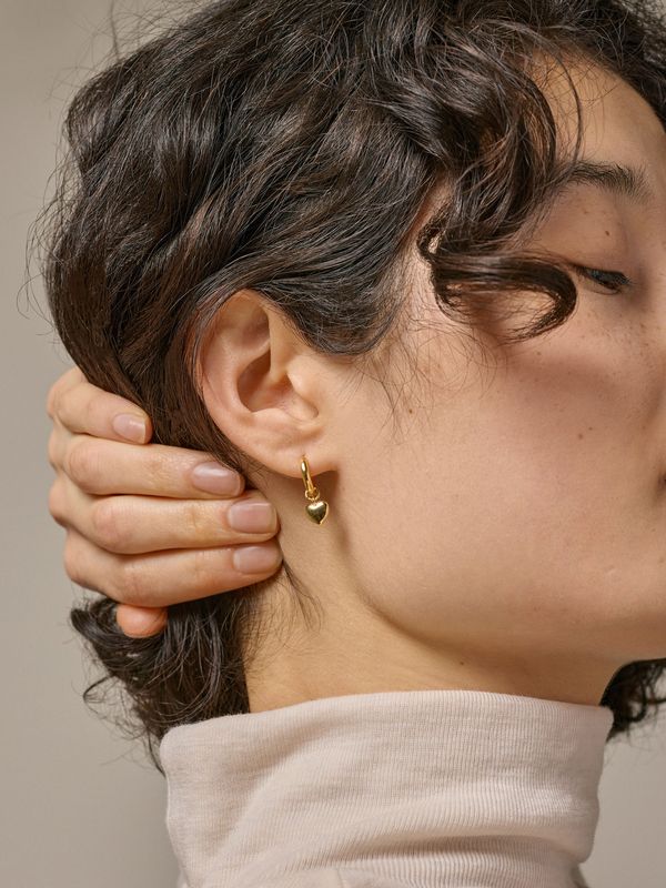 Enamel Copenhagen Hoops Amore Gold