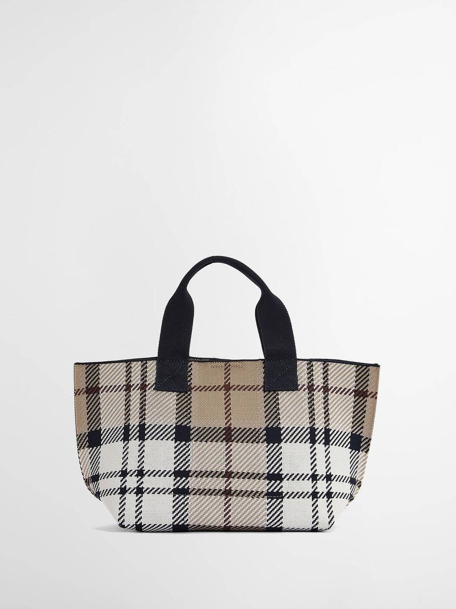 Barbour Layla Mini Tote Bag Rosewood Tartan