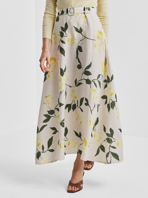 Hovedbilde By TiMo Linen Maxi Skirt ...