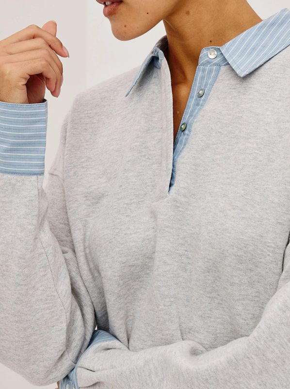 Rails Zavier Sweatshirt Heather Grey