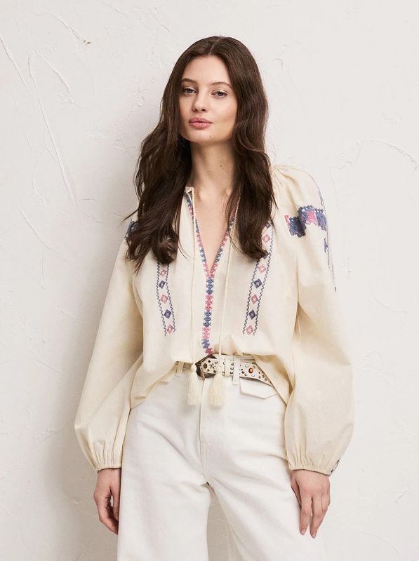 Pia Tjelta Saint Blouse White