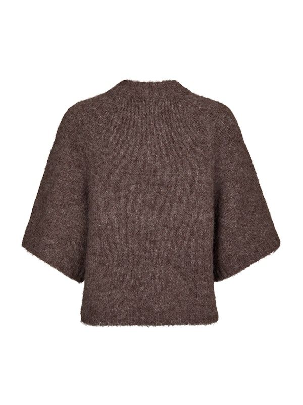 Neo Noir Benuta Fluffy Knit Cardigan Light Brown