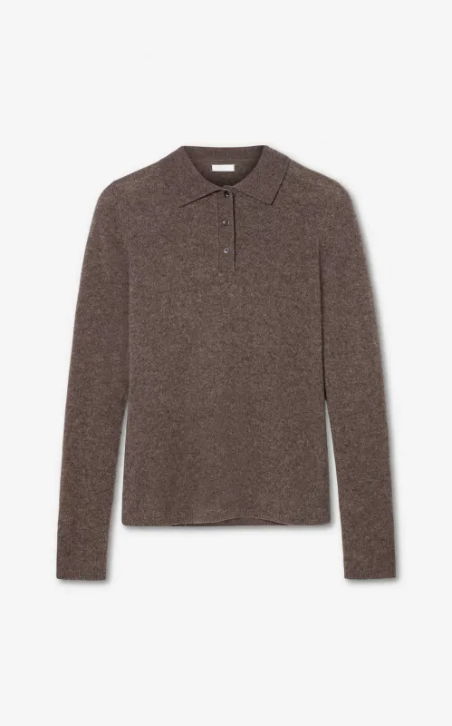 Camilla Pihl Jolanda Knit Dark Taupe Melange