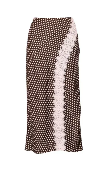 Hovedbilde By TiMo Satin Skirt Blush ...